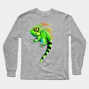 Fat lil iguana Long Sleeve T-Shirt